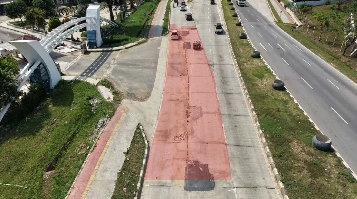 Rekonstruksi Jalan Gajah Mada Batam Dikebut, BP Batam Imbau Pengendara Patuhi Rekayasa Lalu Lintas