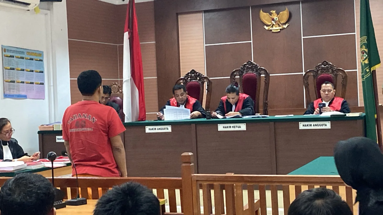 Sampaikan Penyesalan dan Rindu pada Anak-Istri, Terdakwa di PN Batam Memohon Keringanan Hukuman